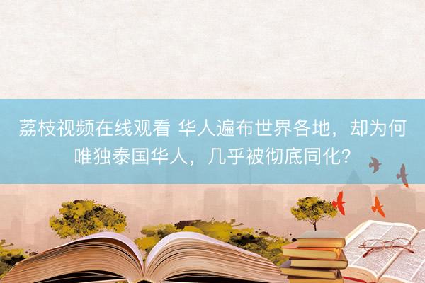 荔枝视频在线观看 华人遍布世界各地，却为何唯独泰国华人，几乎被彻底同化？