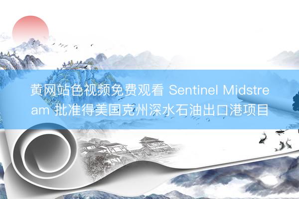 黄网站色视频免费观看 Sentinel Midstream 批准得美国克州深水石油出口港项目