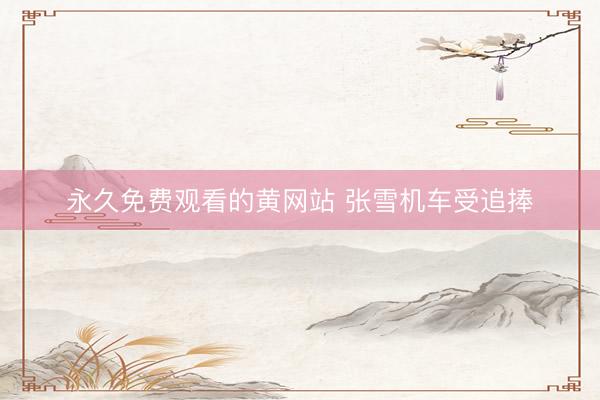 永久免费观看的黄网站 张雪机车受追捧