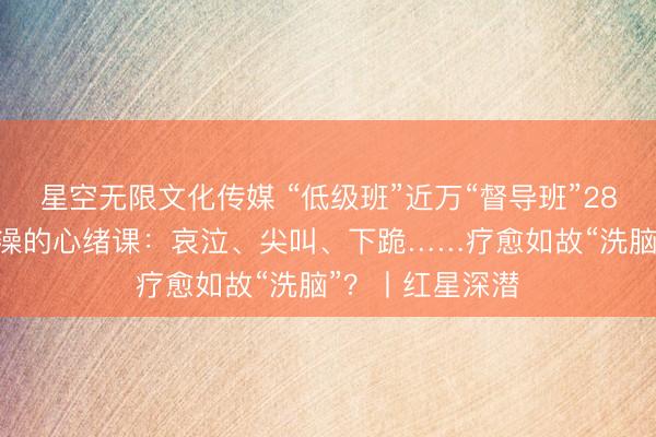 星空无限文化传媒 “低级班”近万“督导班”28万 白领高管洗澡的心绪课：哀泣、尖叫、下跪……疗愈如故“洗脑”？丨红星深潜
