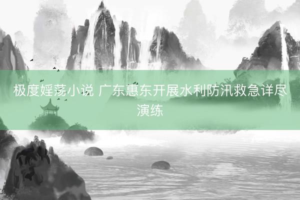 极度婬荡小说 广东惠东开展水利防汛救急详尽演练
